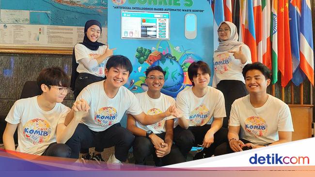 Keren! Geng SMA Ini Bikin Mesin Pemilah Sampah Berbasis AI