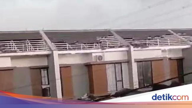 Diterpa Puting Beliung, 20 Lebih Rumah di Gunungsindur Bogor Rusak