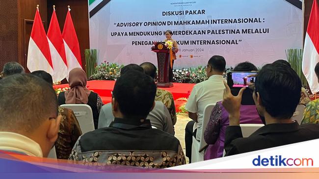 Menlu Diskusi Bareng Pakar Siapkan Advisory Opinion Dukung Palestina di ICJ