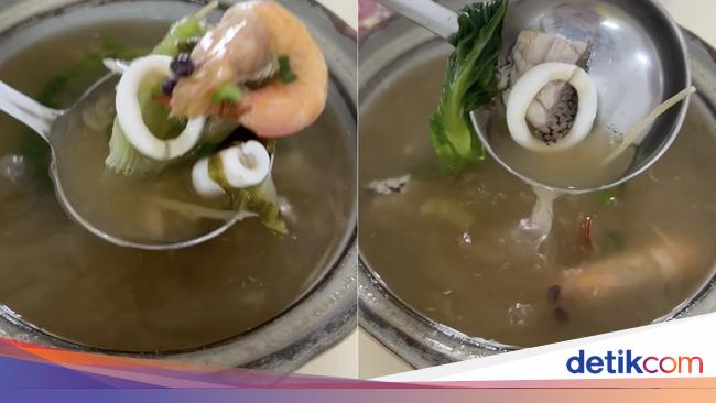 Duh! Sup Rp 90 Ribu Ini Tampilannya Mirip Makanan Sisa
