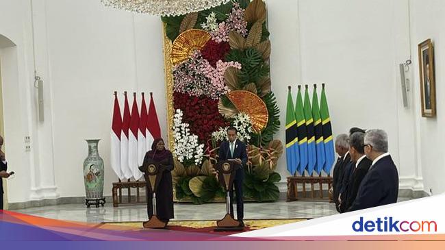 Jokowi: RI-Tanzania Punya Kesamaan Posisi Dukung Perjuangan Palestina