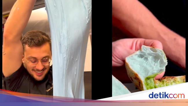 Mirip Slime! Adonan Pizza Warna Biru Ini Curi Perhatian