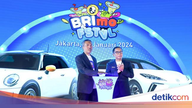 Transaksi Pakai BRImo, 15 Nasabah BRI Menang Undian Mobil Listrik