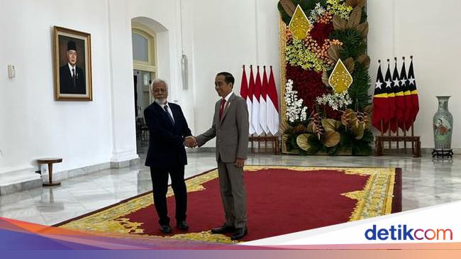 Jokowi Terima Kunjungan PM Timor Leste Xanana Gusmao di Istana Bogor