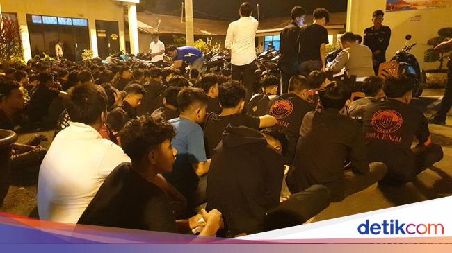 108 Anggota Geng Motor Ditangkap di Medan Usai Berpartisipasi dalam Kampanye