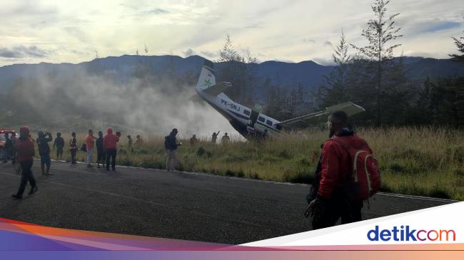 Pesawat Smart Air Kecelakaan di Papua Tengah, Diduga Dipicu Rem Blong