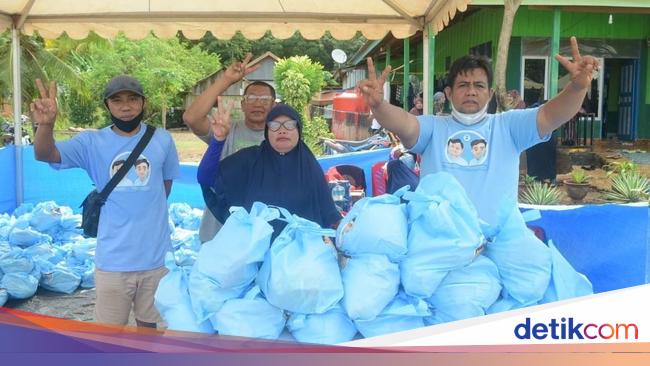 Barisan RFG Gencar Tebus Murah Sembako, Yakin Paslon 2 Menang Satu Putaran