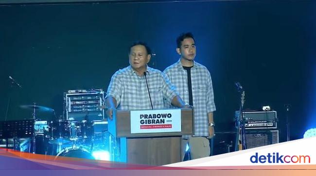 Unggul QC, Prabowo Serukan Pendukung Tetap Tunggu Hasil Resmi KPU