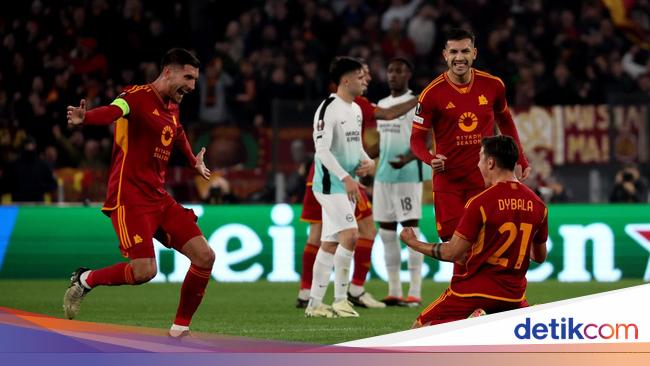 Roma contre Brighton : Giallorossi déchire les mouettes