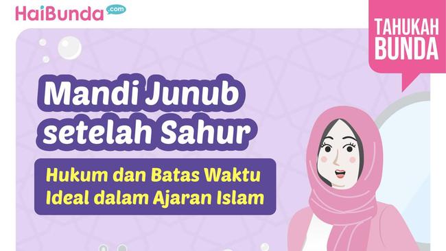 Batas mandi junub saat puasa menurut hukum islam