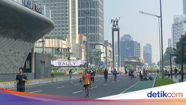 Alasan Warga Tetap Olahraga di CFD Bundaran HI Meski Sedang Puasa