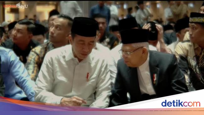 Jokowi-Ma'ruf Amin Salat Id di Masjid Istiqlal