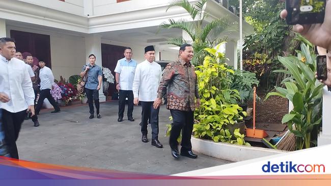 Prabowo ke Kertanegara Usai Bertemu Jokowi dan Ma'ruf Amin