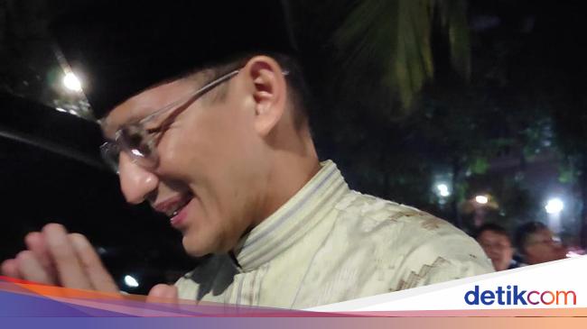 Senyum Sandiaga Uno Usai Sowan ke Prabowo: Silaturahmi Lebaran