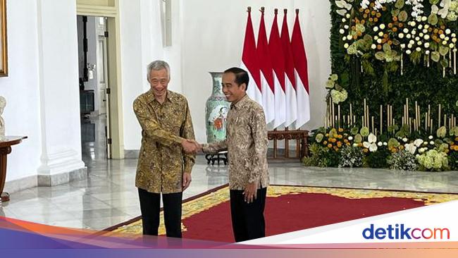 Jokowi Terima Kunjungan PM Singapura Lee Hsien Loong di Istana Bogor