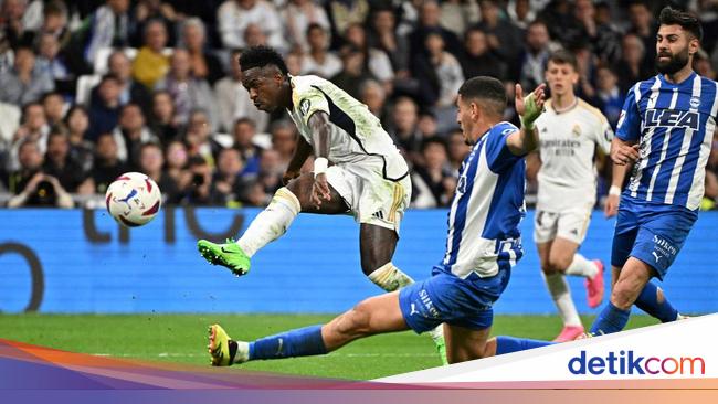 Madrid Vs Alaves: Vinicius 2 Gol, Los Blancos Menang Telak 5-0 - detk | Arenanews-1