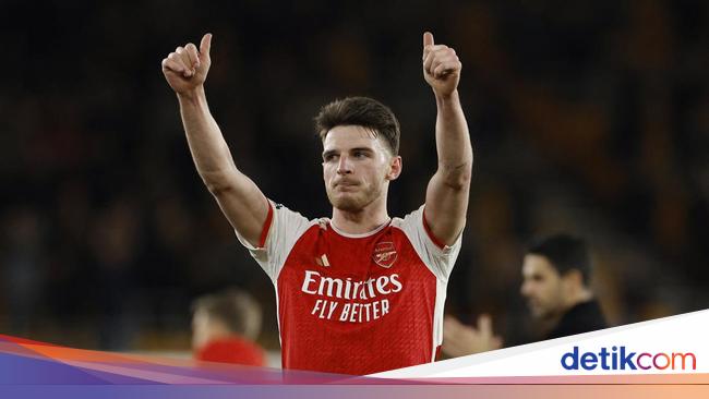 Vieira Sebut Rice Kunci Penting Kans Juara Arsenal, Ini Sebabnya