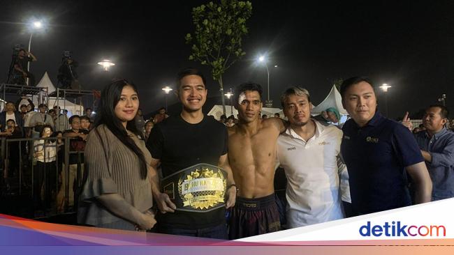 Kaesang dan Erina Nonton Baku Hantam Championship di Tangerang