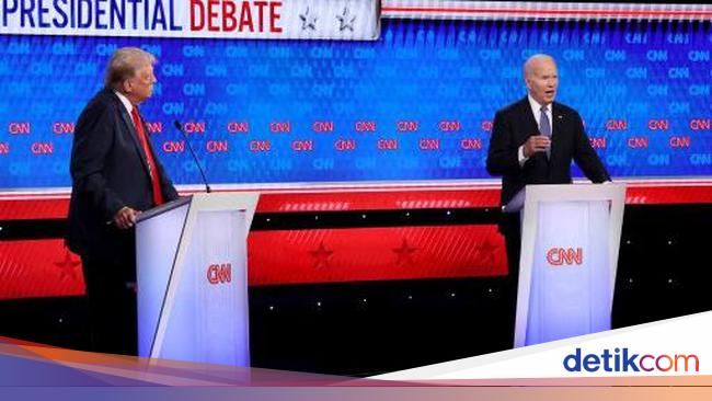 Debat Capres AS Dimulai, Biden dan Trump Tak Jabat Tangan