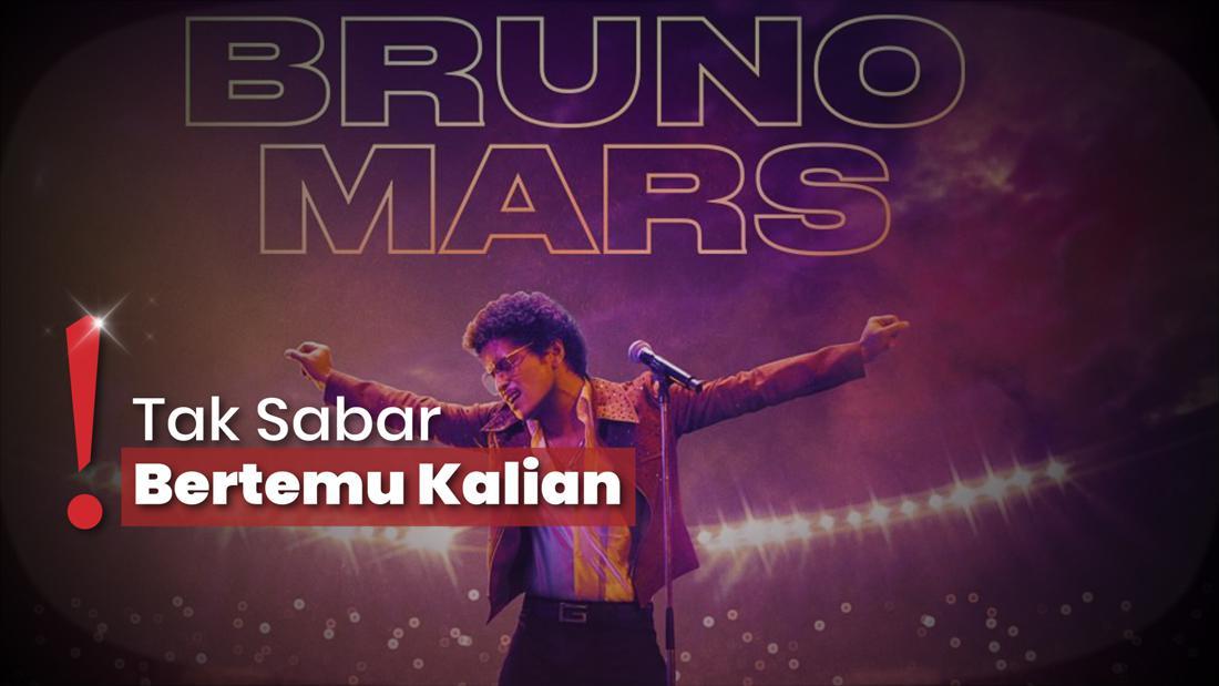 Tiket Presale Ludes, Bruno Mars Tambah Konser Jadi 3 Hari Di Jakarta