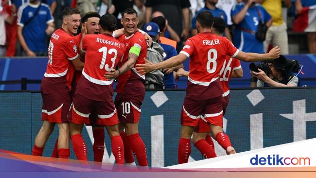 Euro 2024: Swiss ke Perempatfinal usai Bungkam Italia 2-0 - detik | Arenanews-1