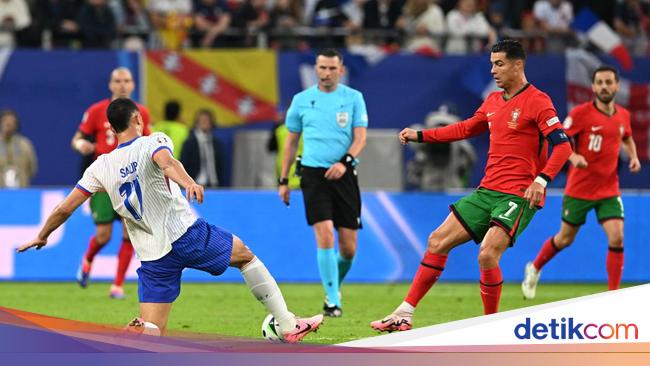 Belum Ada Gol, Portugal Vs Prancis Lanjut ke Babak Tambahan