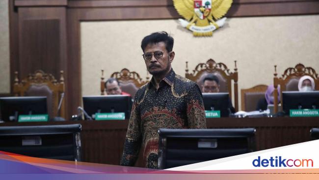 Aliran Duit ke Keluarga Terbukti Berujung SYL Divonis 10 Tahun Bui