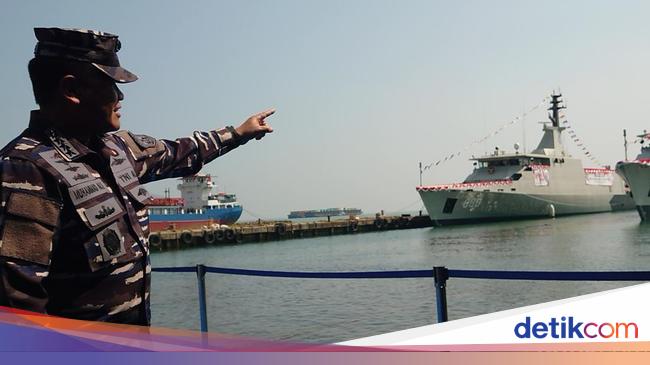 KSAL Resmikan 2 Kapal Perang Buatan Dalam Negeri, Dilengkapi Meriam