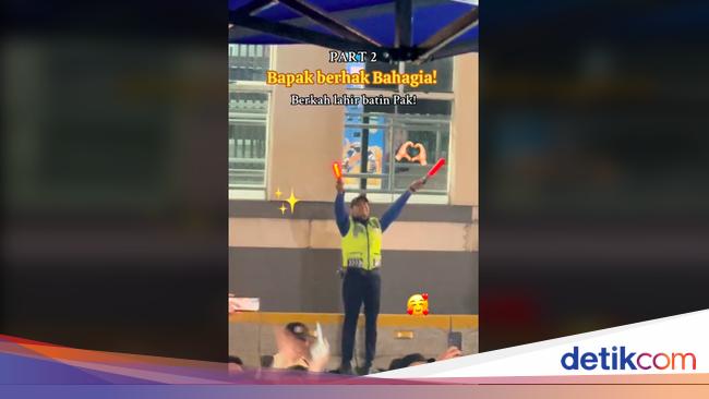 Viral Petugas Mood Banget Atur Lalin Sambil Joget di Sarinah, Ini Kata TransJ