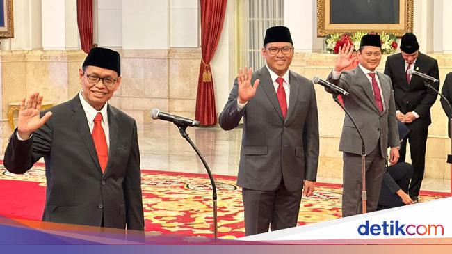 Jokowi Resmi Lantik Thomas Djiwandono hingga Sudaryono Jadi Wamen