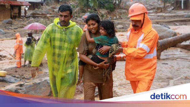 Korban Tewas Tanah Longsor di India Bertambah Jadi 108 Orang