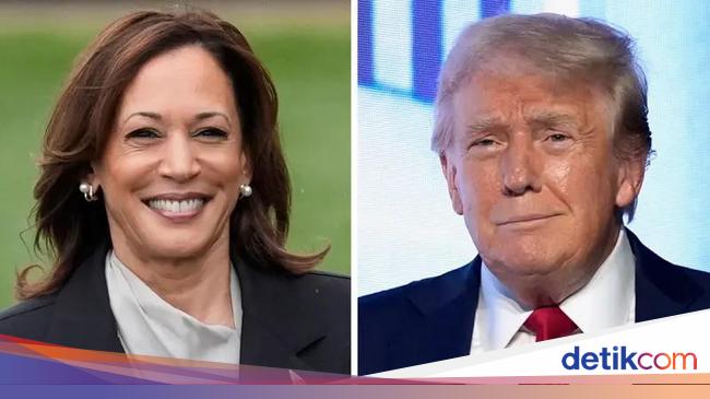 Capres Kamala Harris Makin Ungguli Trump dalam Polling Terbaru