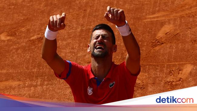 Tenis Olimpiade 2024: Djokovic Raih Emas usai Tekuk Alcaraz - detik | Arenanews-1