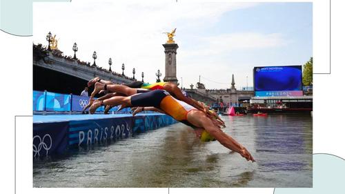 Hal yang Mungkin Dialami Atlet Triathlon Olimpiade usai Berenang di Sungai Seine