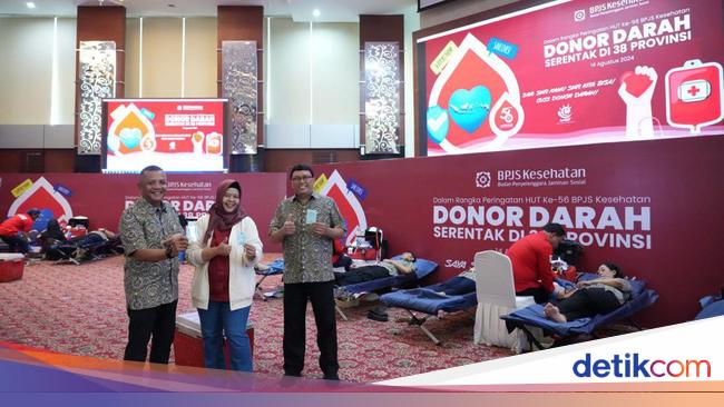 Jelang HUT RI, BPJS Kesehatan Gelar Donor Darah Serentak di 38 Provinsi