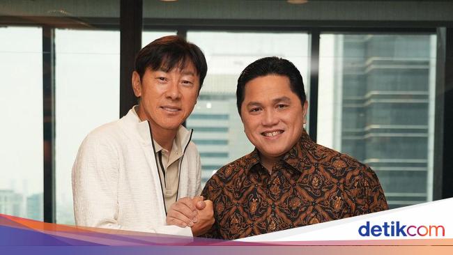 Tiada Dendam Shin Tae-yong pada Erick Thohir