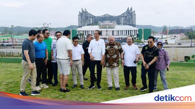 Jokowi Ajak Cak Imin hingga Hatta Rajasa Keliling IKN Sebelum Upacara HUT RI