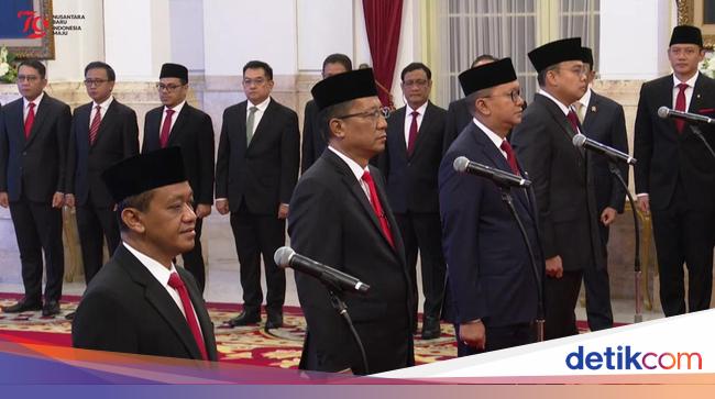 Resmi! Bahlil Menteri ESDM, Rosan Menteri Investasi, Supratman Menkumham