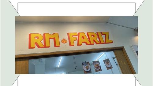 Semua Harus Tahu, Semua Harus Makan di RM.Fariz