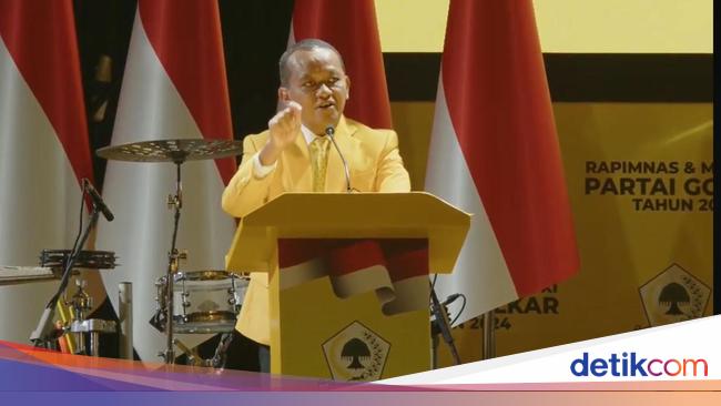 Bahlil Umumkan Sekjen hingga Dewan Pembina Golkar Besok