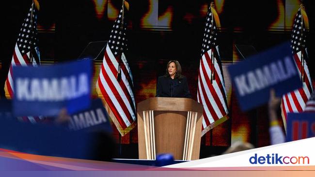 Kamala Harris Tutup Konvensi Demokrat, Serukan Akhiri Perang Israel-Hamas