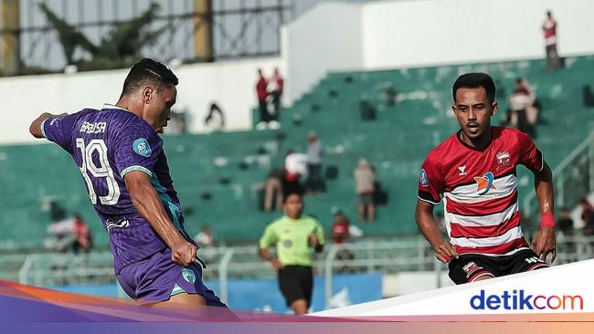 Hasil Liga 1: Persita Kalahkan 10 Pemain Madura United 1-0
