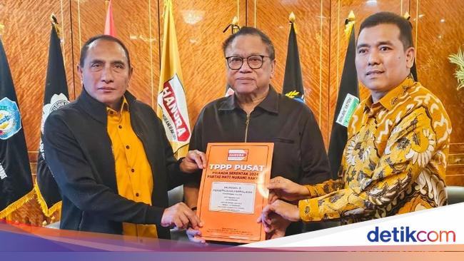 Hanura Serahkan Dukungan ke Edy Rahmayadi-Hasan Basri Maju Pilgub Sumut