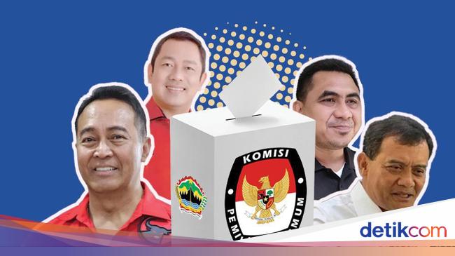 Survei Indikator Politik: Andika-Hendi 43,46%, Luthfi-Yasin 47,19%