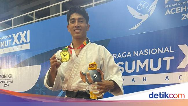 Atlet Judo Polri Sumbang Emas Untuk Provinsi Bali di Pon XXI Aceh Sumut