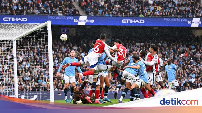 Man City vs Arsenal: The Gunners won 2-1 in the first half