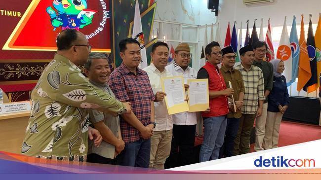 KPU Tetapkan 3 Paslon Berlaga di Pilgub Jatim