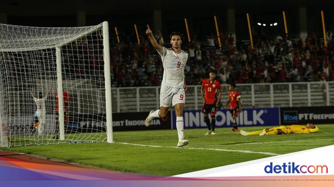 Garuda Muda Unggul 2-0 di Babak Pertama