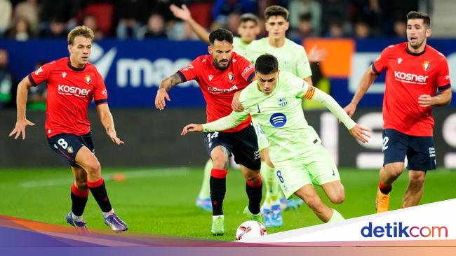 Osasuna vs Barcelona: Blaugrana lost 2-4