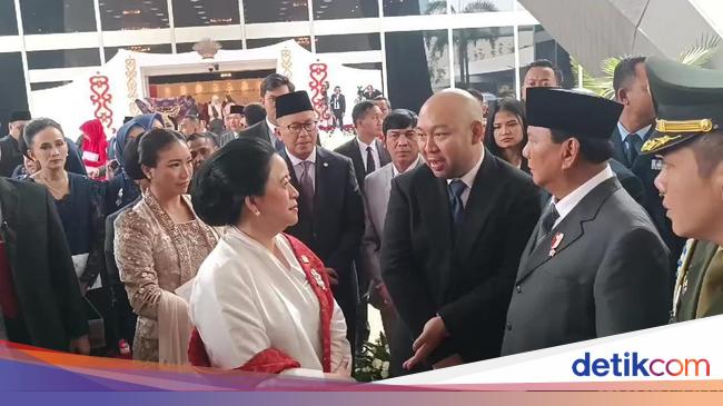 Momen Akrab Prabowo dan Puan 2 Kali dalam Sehari